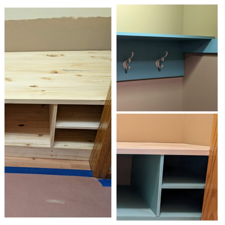 Read more about the article Custom mudroom bench and shelf