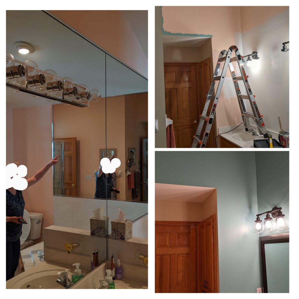 wall repair and painting