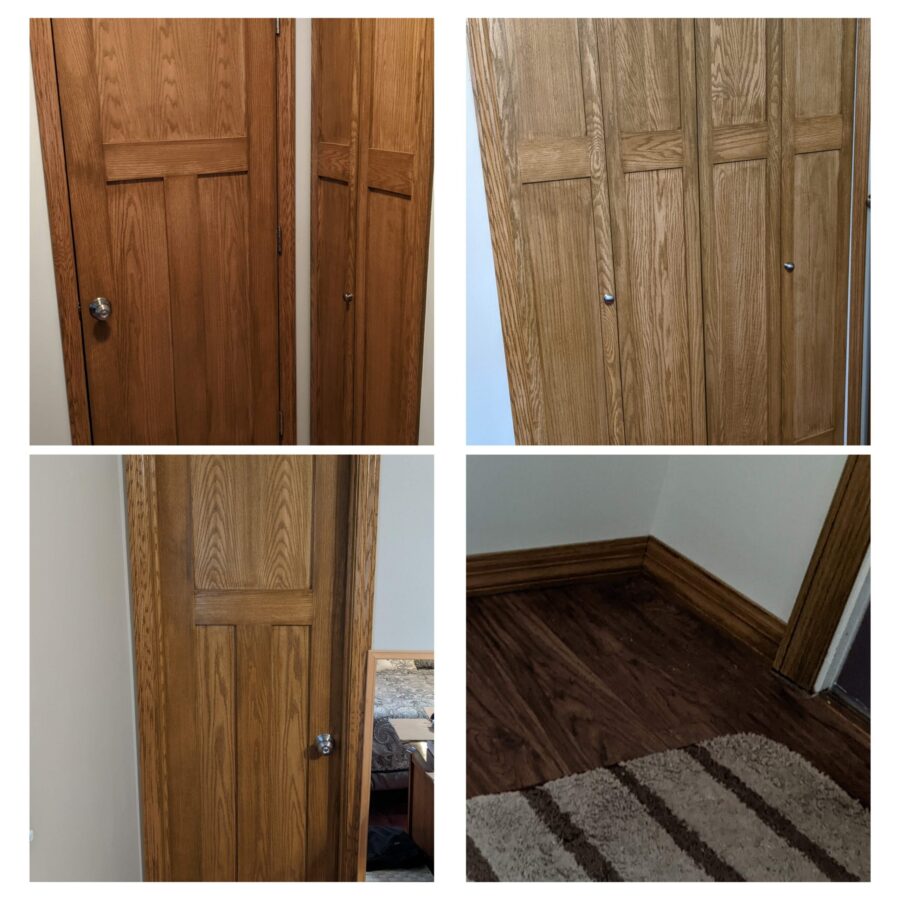 You are currently viewing Install pre-hung door, casing, trim, & stain/poly