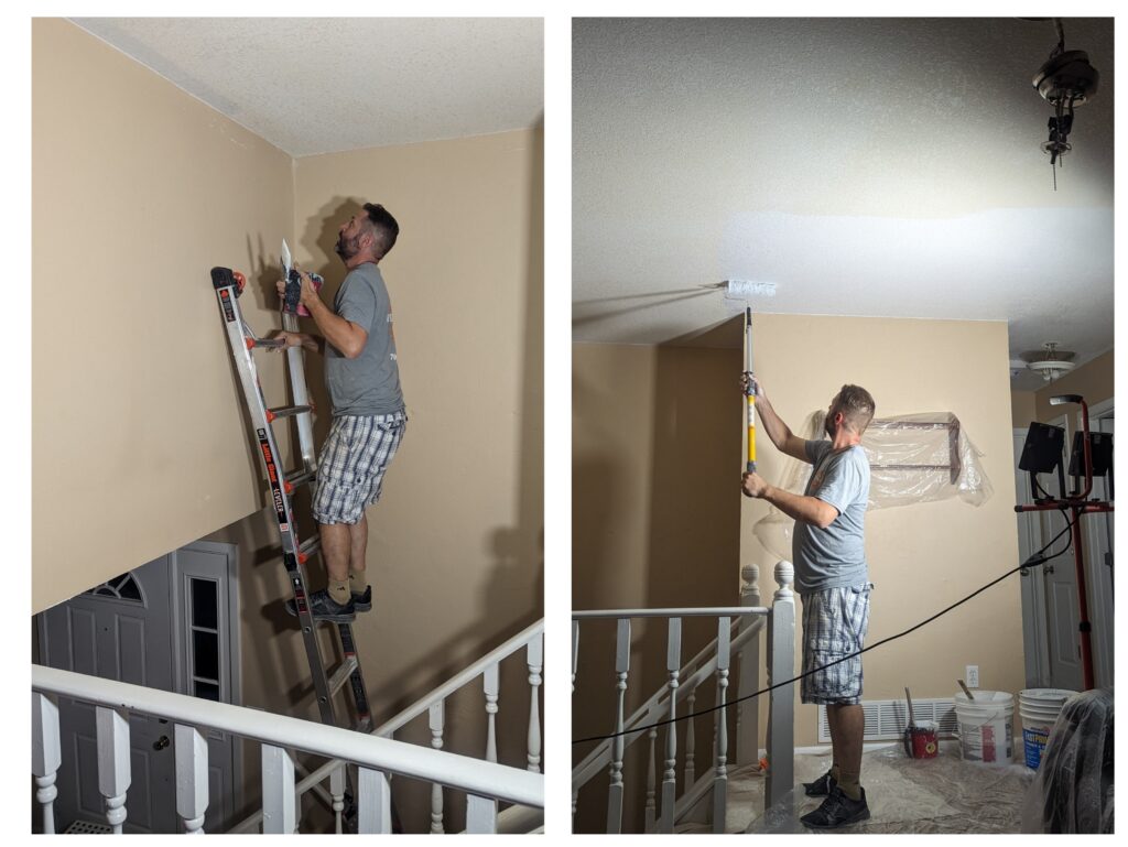 paint ceilings